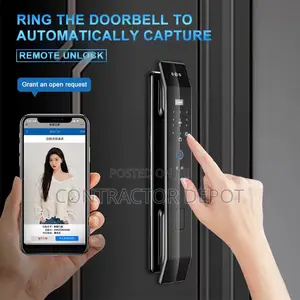 Tuya App 3d Face Recognition Digital Smart Lock for Door