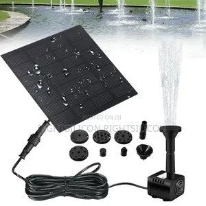 Usa 180l/H Solar Panel Powered Water Feature Pump Gardenpool