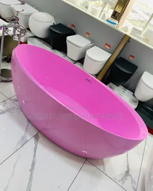 Pink Color Executive Bathtub 170cm