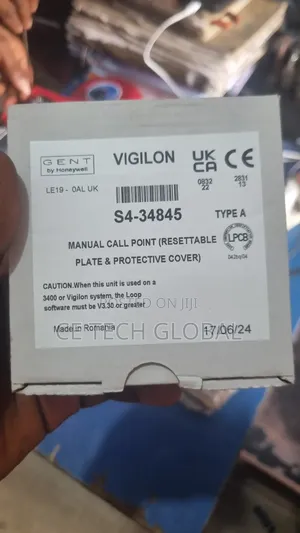 Gent Addressable Manual Call Point/Breakglass