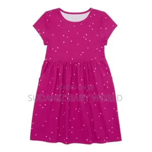 Wonder Nation Girls Play Dress With Short Sleeves