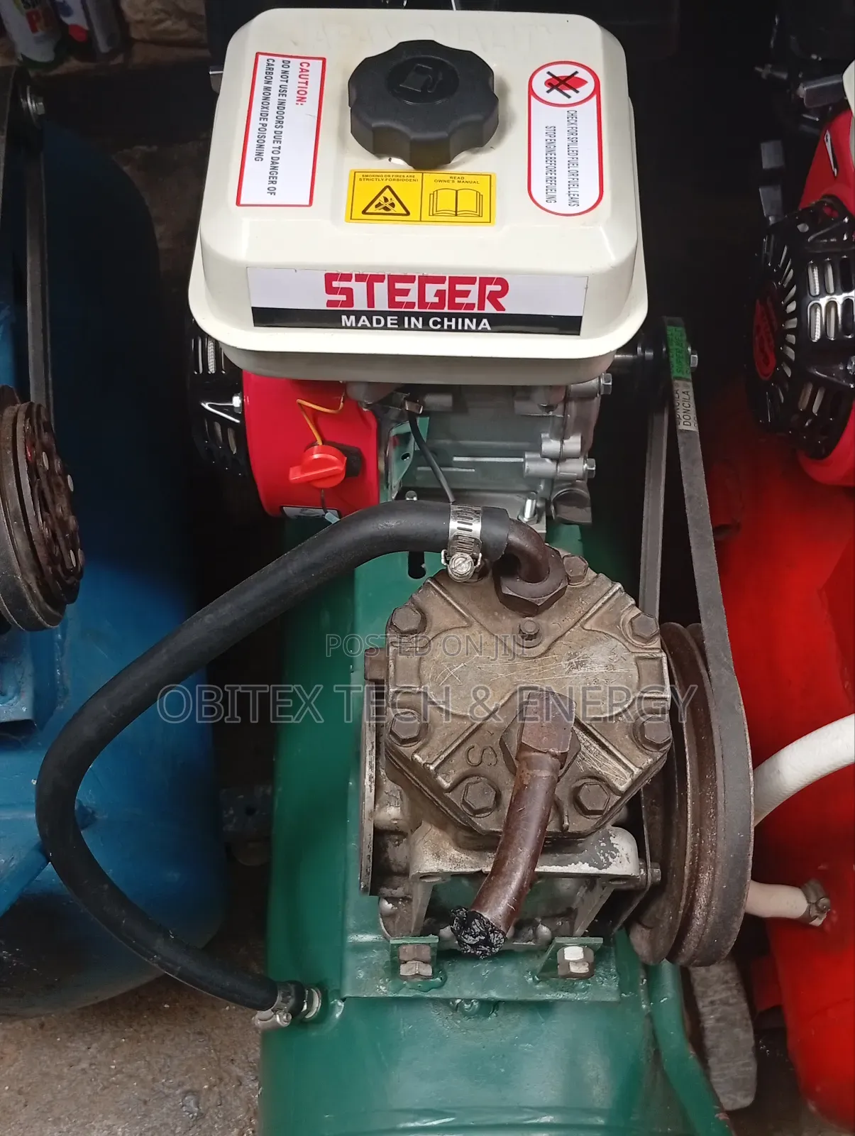 80l Gasoline Air Compressor–Gx200 Engine (Locally Assembled)