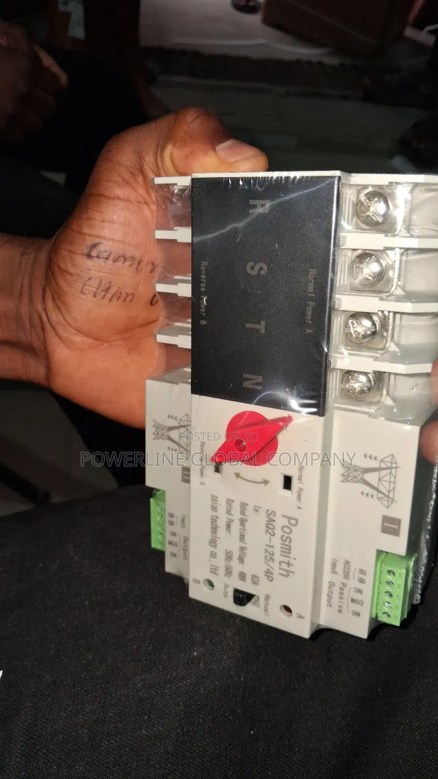 125amps Automatic Change Over 4 Pole for Homes/ Offices/ Bar