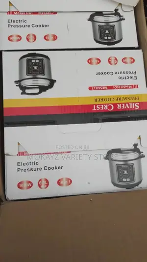 Silver Crest 6l Aluminum Liner Electric Pressure Cooker
