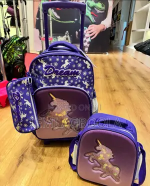 Unicorn Trolley School Bag
