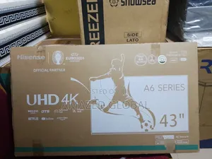 Hisense 43inches Smart Tv With Prime Video (43a6k)