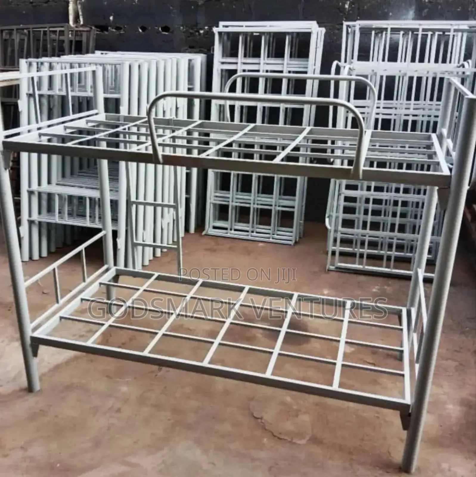Silver Metal Bunk Bed 6 X 3 Feet.