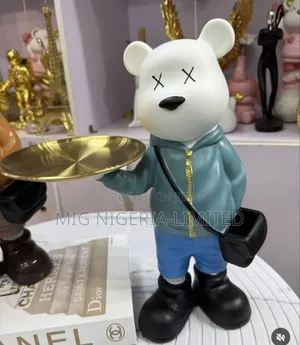 Teddy Bear With Tray Astronaut Table Tv Shelves Decorations