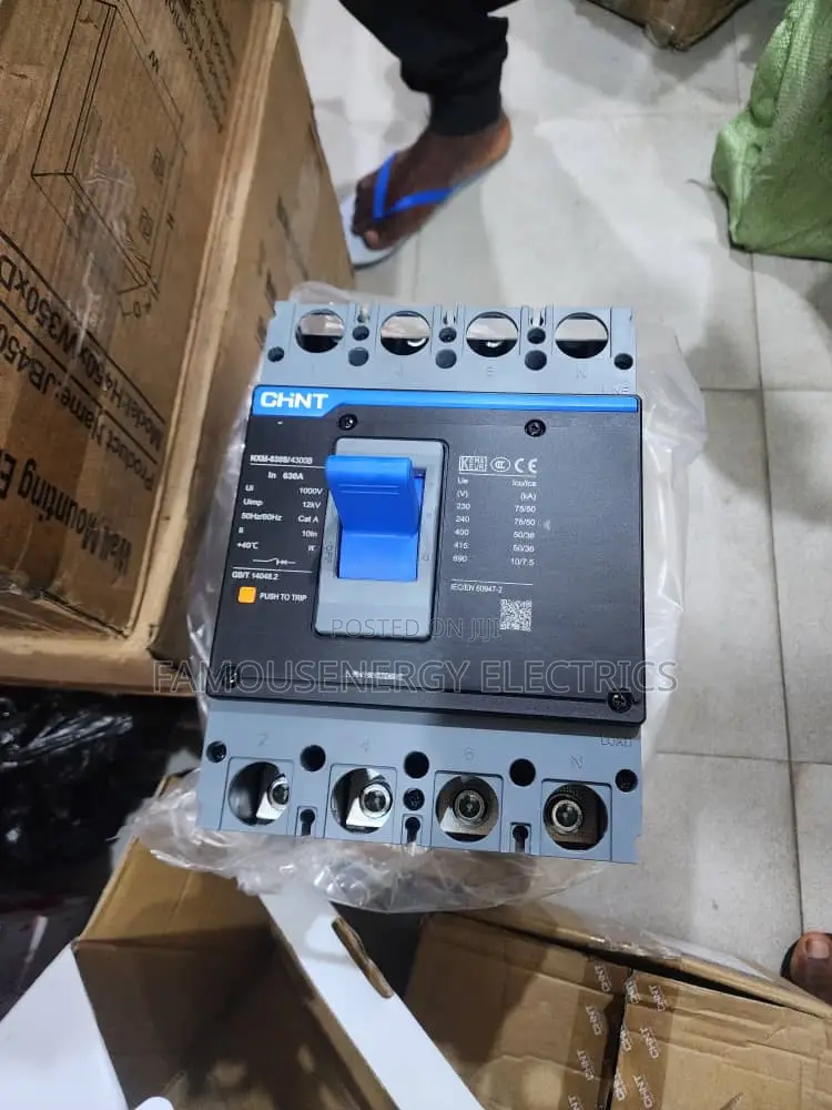 630a 4 Pole McCb Breaker Main Original Chint