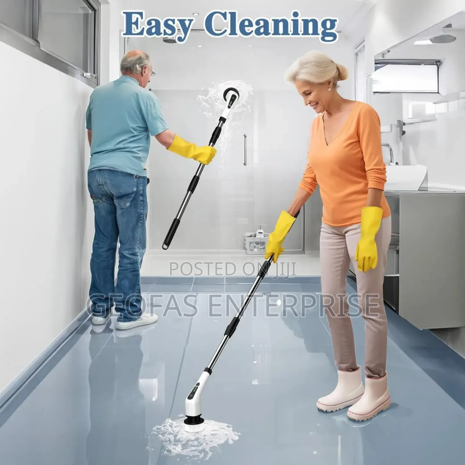 Multi-Functional Home and Office 7in1 Spin Scrubber