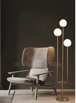 Gold Floor Lamp Modern E27 Glass Floor Lamps Standing Light