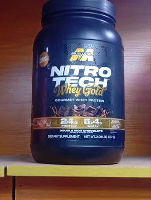 Muscletech Nitro Tech Whey Gold Double Chocolate 2lbs Powder