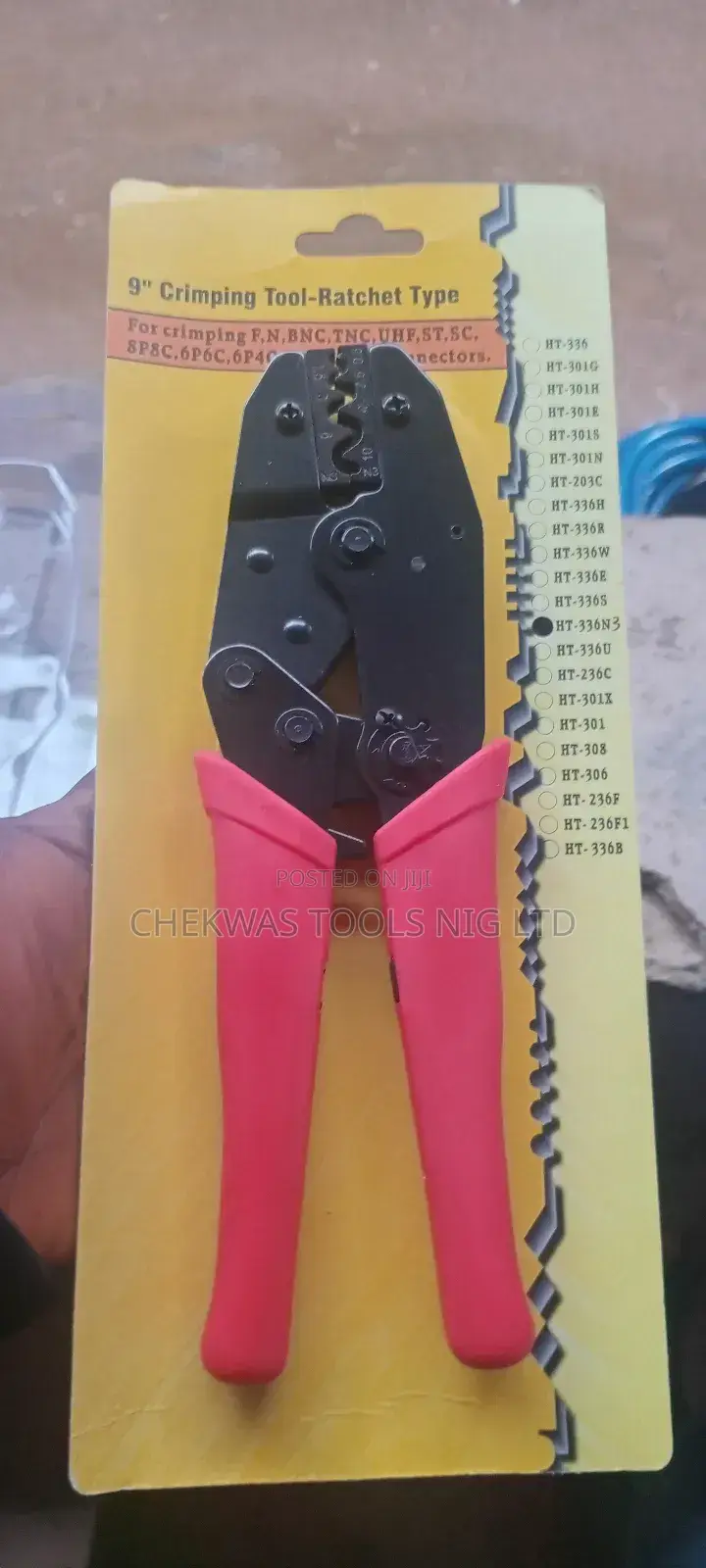 Ratchet Type- Crimping Tool