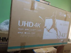 Original Uhd Hisense 43" Smart Tv + Bluetooth Wi-Fi