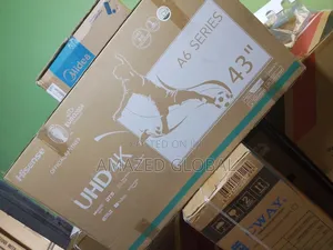 Hisense 43"(43a6k) Uhd Frameless Smart Tv With Prime Video