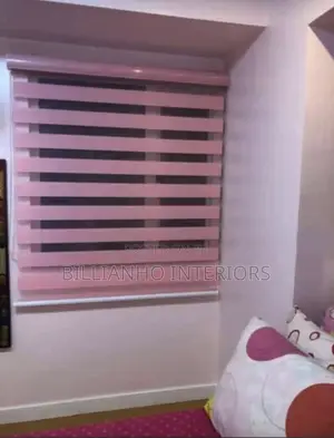 Pink Day Night Window Blinds