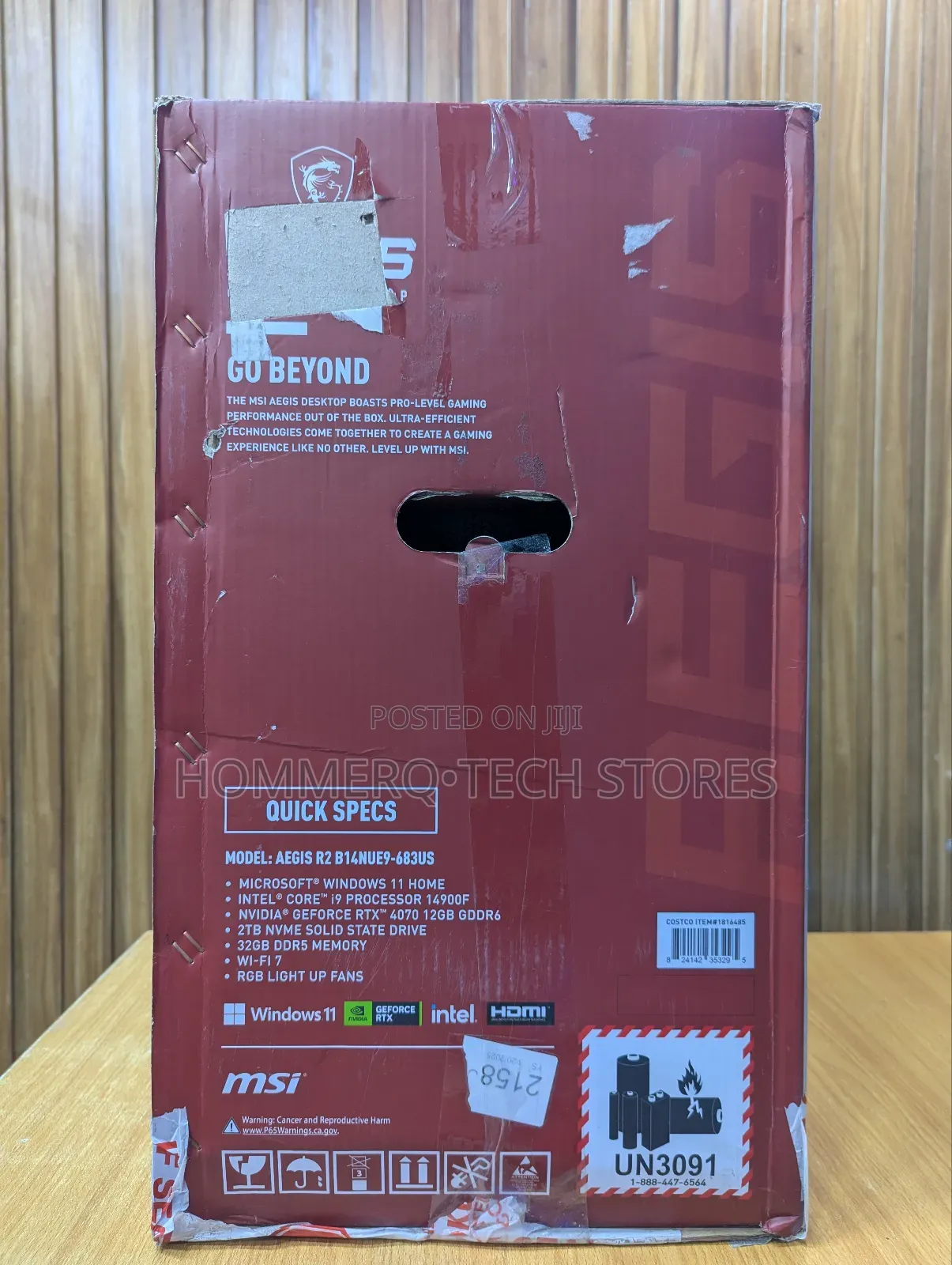 New Desktop Computer MSI Aegis 3 32GB Intel Core I9 SSD 2T