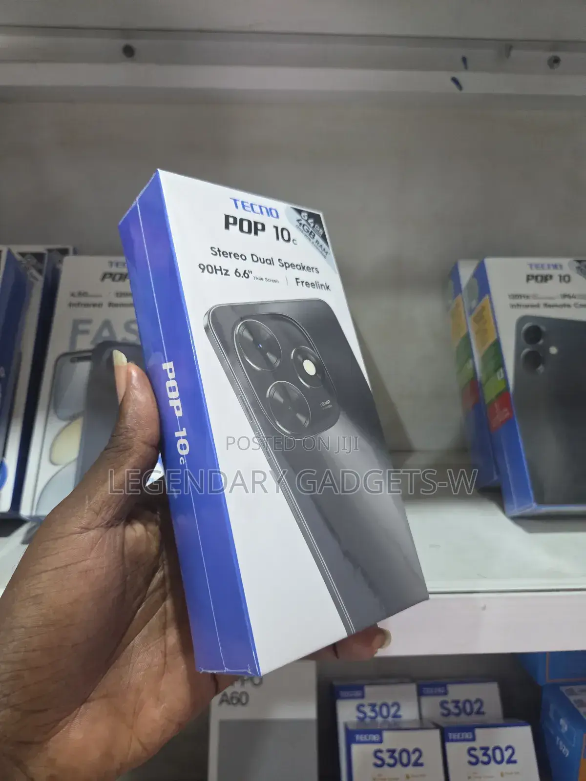New Tecno Pop 10C 64 GB Black