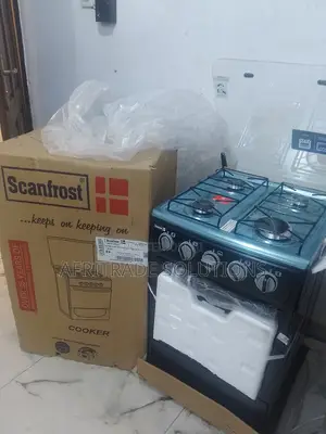 Scanfrost Cooker With Glass Oven Door –Sfc5401b Model