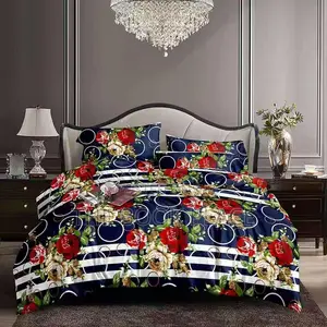 Luxury Bedsheets With Pillow Cases Set