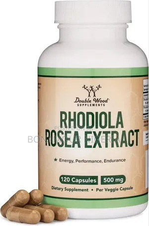 Double Wood Rhodiola Rosea Extract 500mg X120 Caps