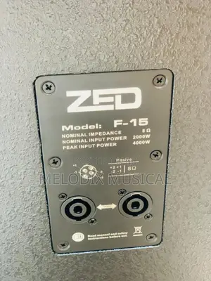 Zed F-15 Professional 15" Single Loudspeaker