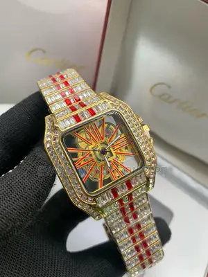 Photo - Cartier Red Skeleton Watch