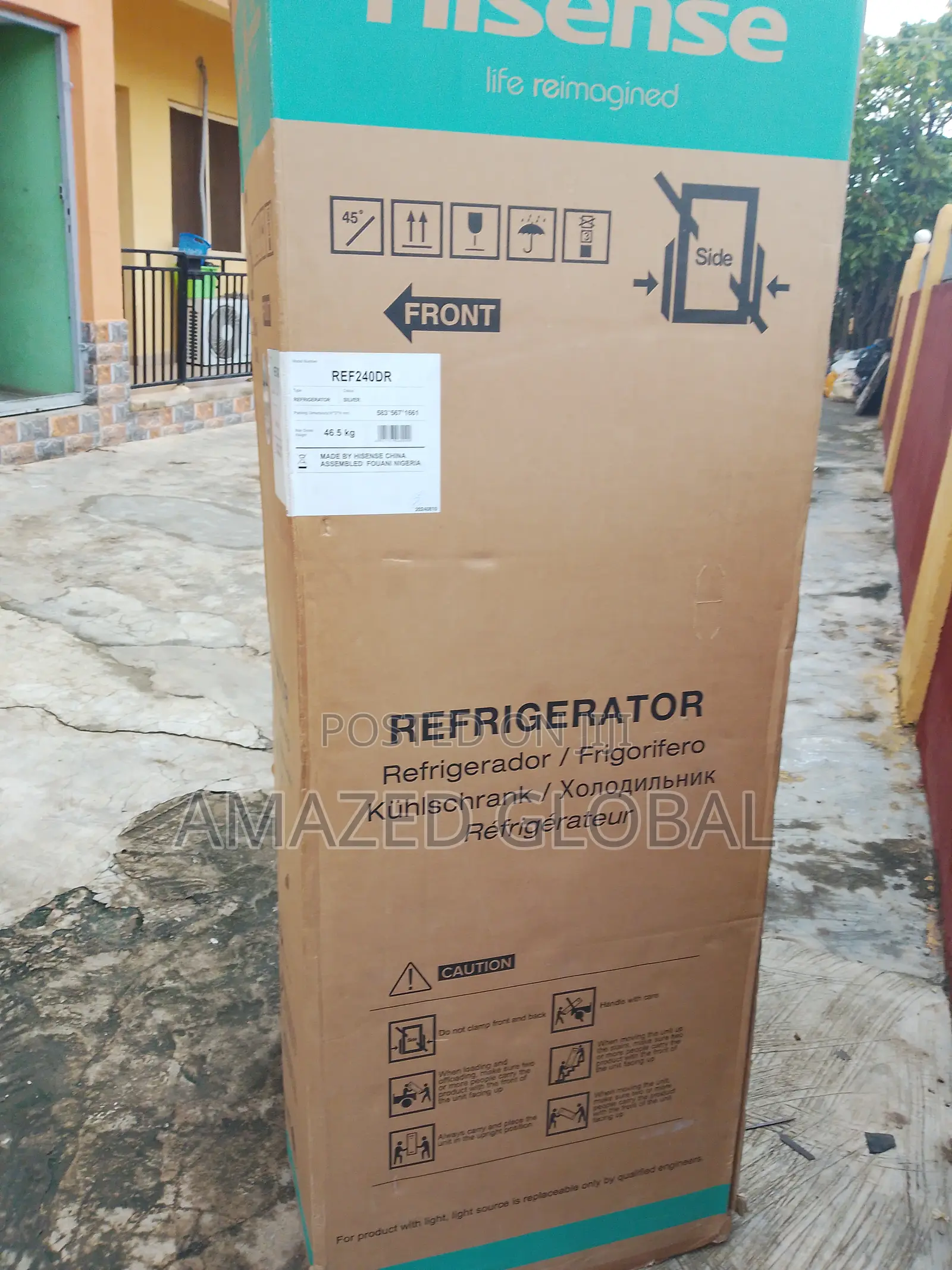 Hisense Fridge Ref240dr – Large, Efficient