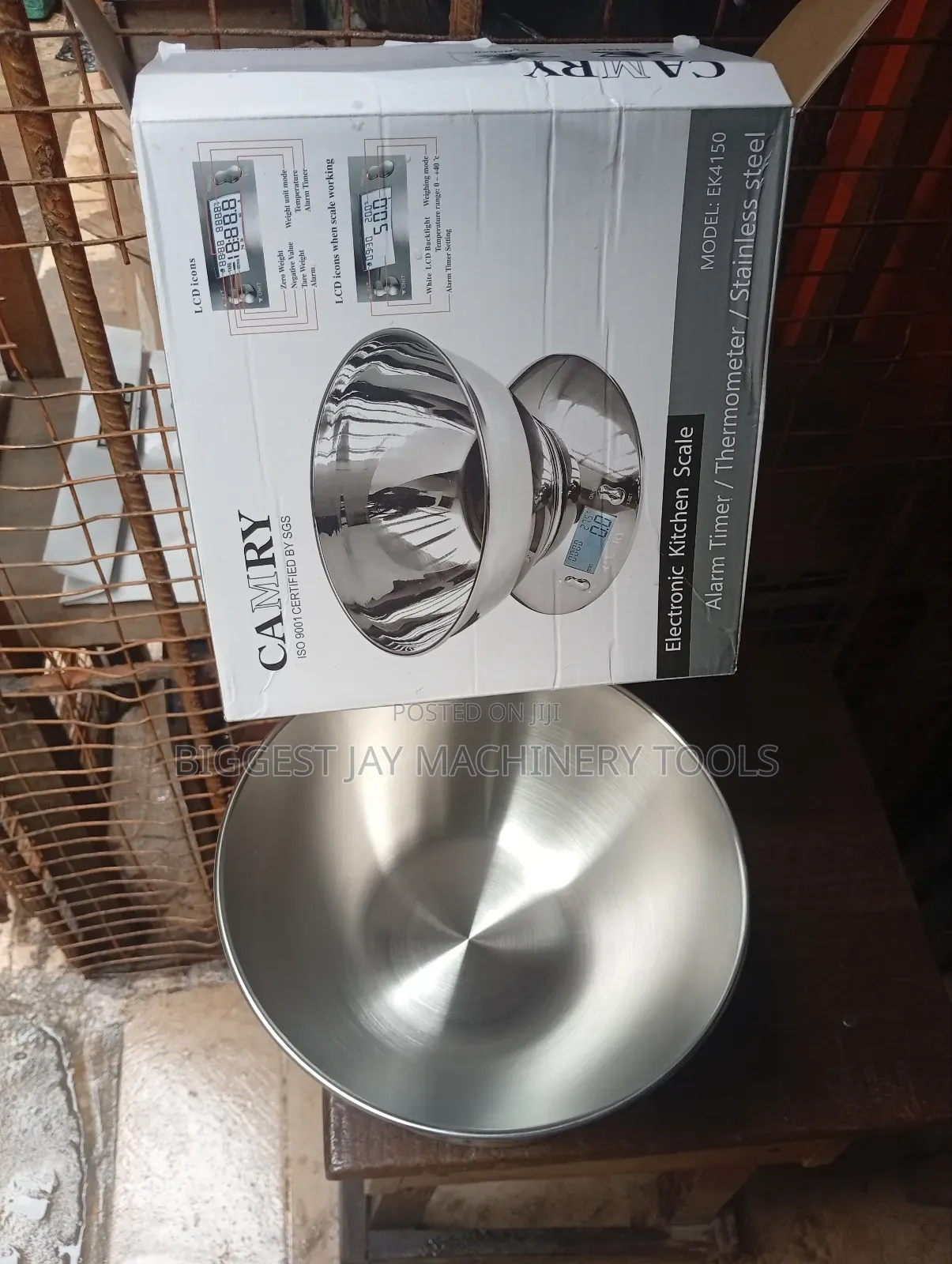 Stainless Kitchen Bowl Scale Camry