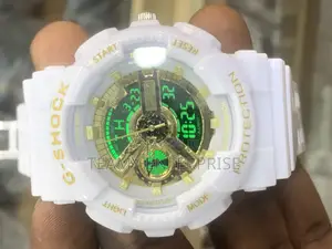 Quality G Shock Wristwatch - White and Other Colours Unisex