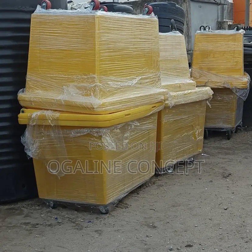 1100l Waste Bin (Four Galvanized Wheelers)