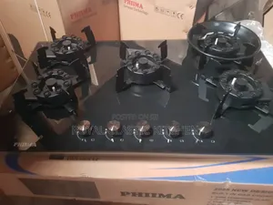 Built in 5 Burner Flip Up