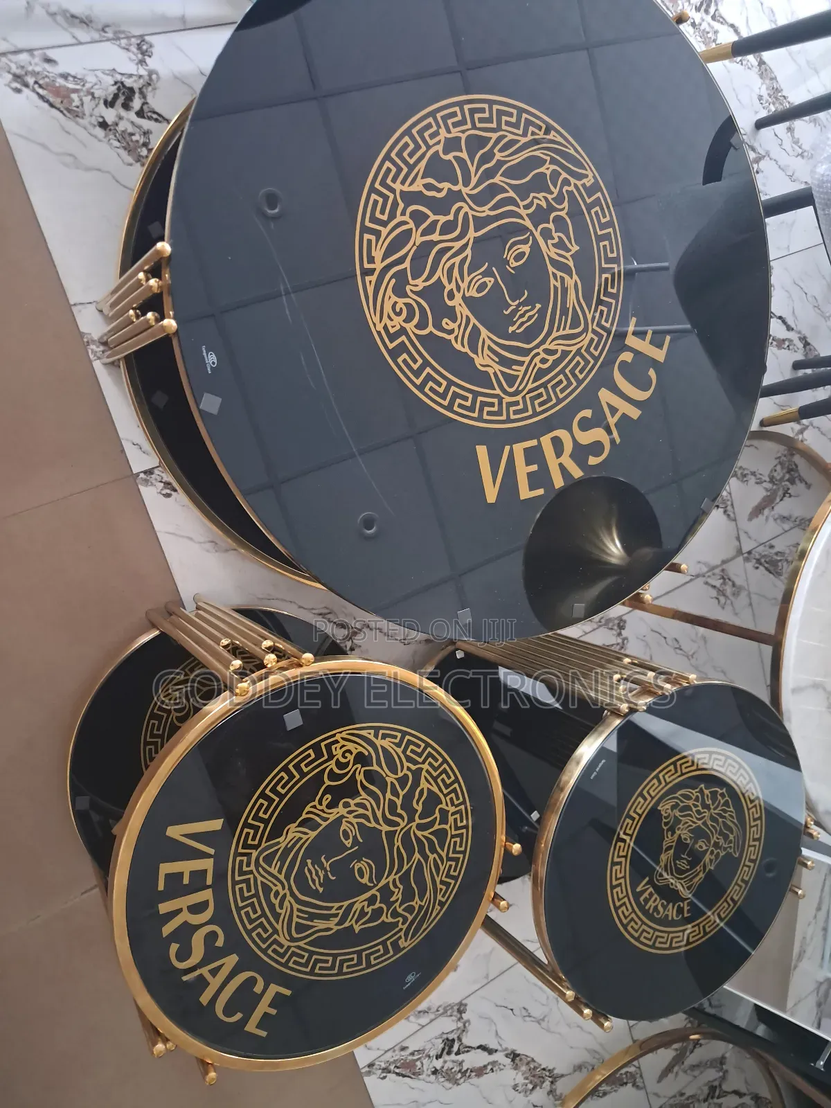 3 Set Pallor Tables Complete Sets Versace