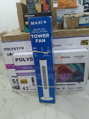Maxi Tower Fan Fz10-22jr Sleek Oscillating Cooling for Home