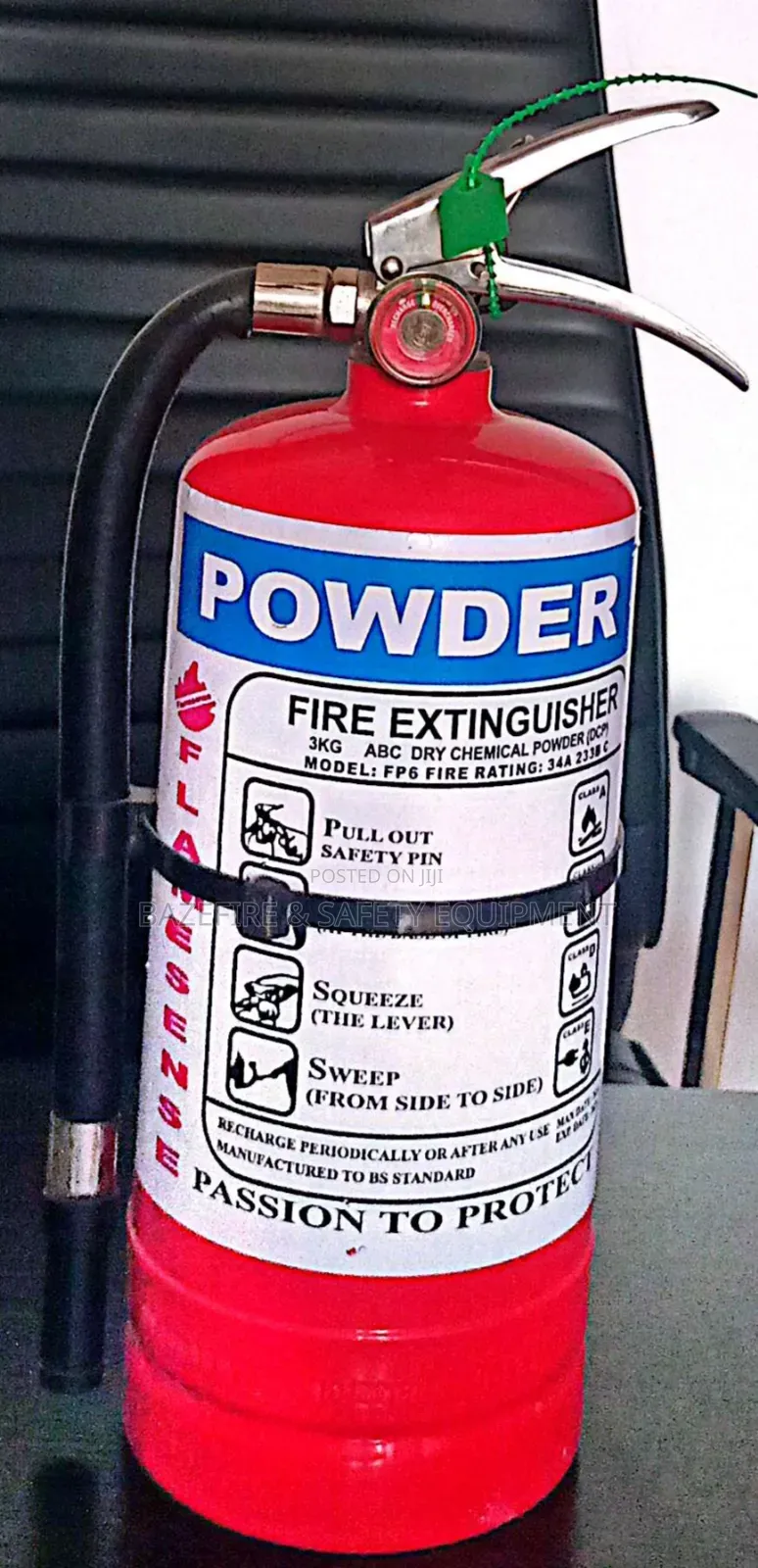 3kg Dcp Fire Extinguisher