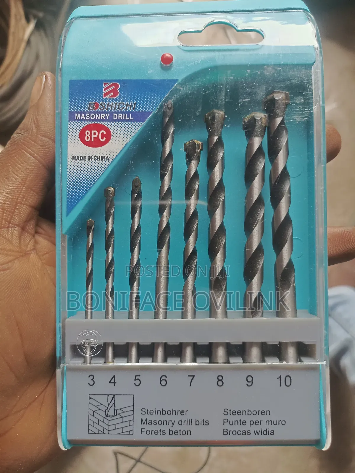 Concrete Masonry Drill Bit Set
