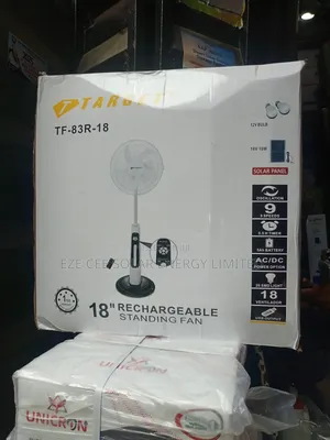 Solar Rechargeable Fan