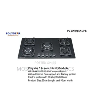 Polystar 5 Burner Built-in Gashob
