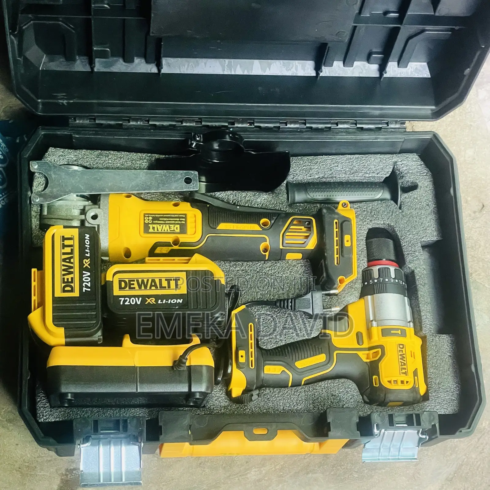 Cordless Angle Grinder X Impact Drill Screwdriver