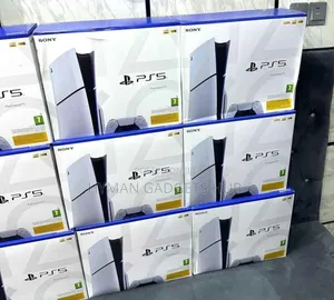 Brand New Sony Ps5 Slim Disc Version 1tb With 1 Free Disc
