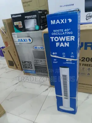 Maxi Tower Air Circulator – Space-Saving, Elegant Cooling