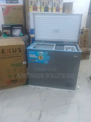 Nexus Nx‐265gi Inverter Freezer – Silver Finish, Led Lamp