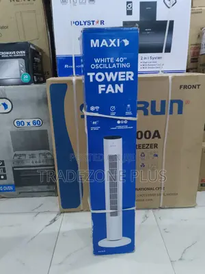 Maxi Tower Fan for Small Spaces – Compact Quiet