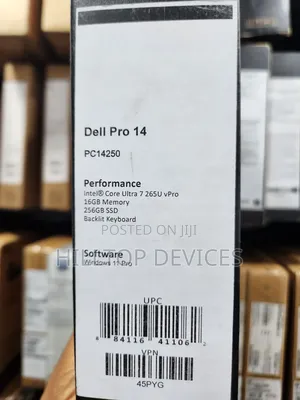 New Laptop Dell Pro 14 16GB Intel Core Ultra 7 SSD 256GB