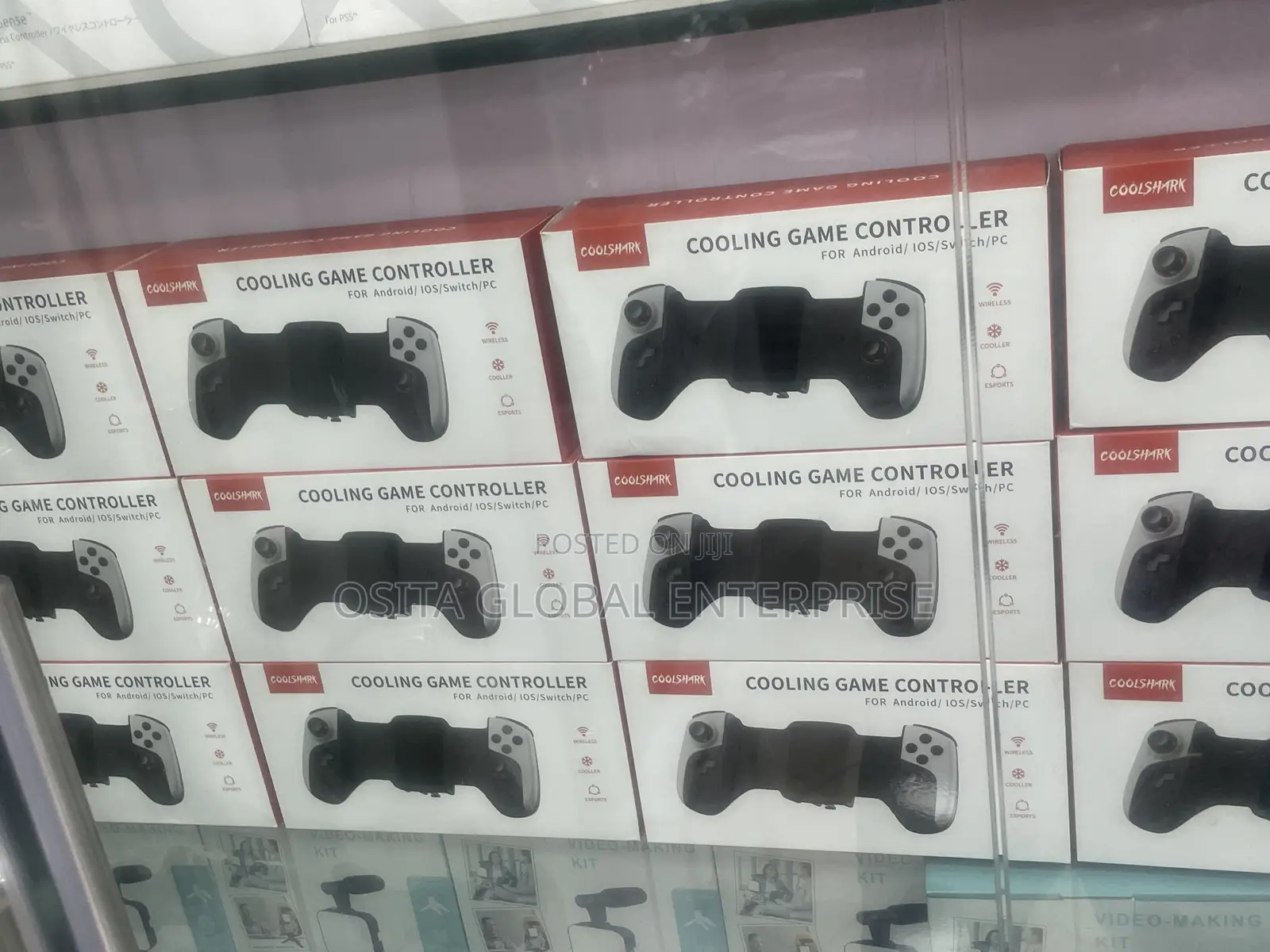 Cooling Game Controller for Android, Ios, Switch and PCS