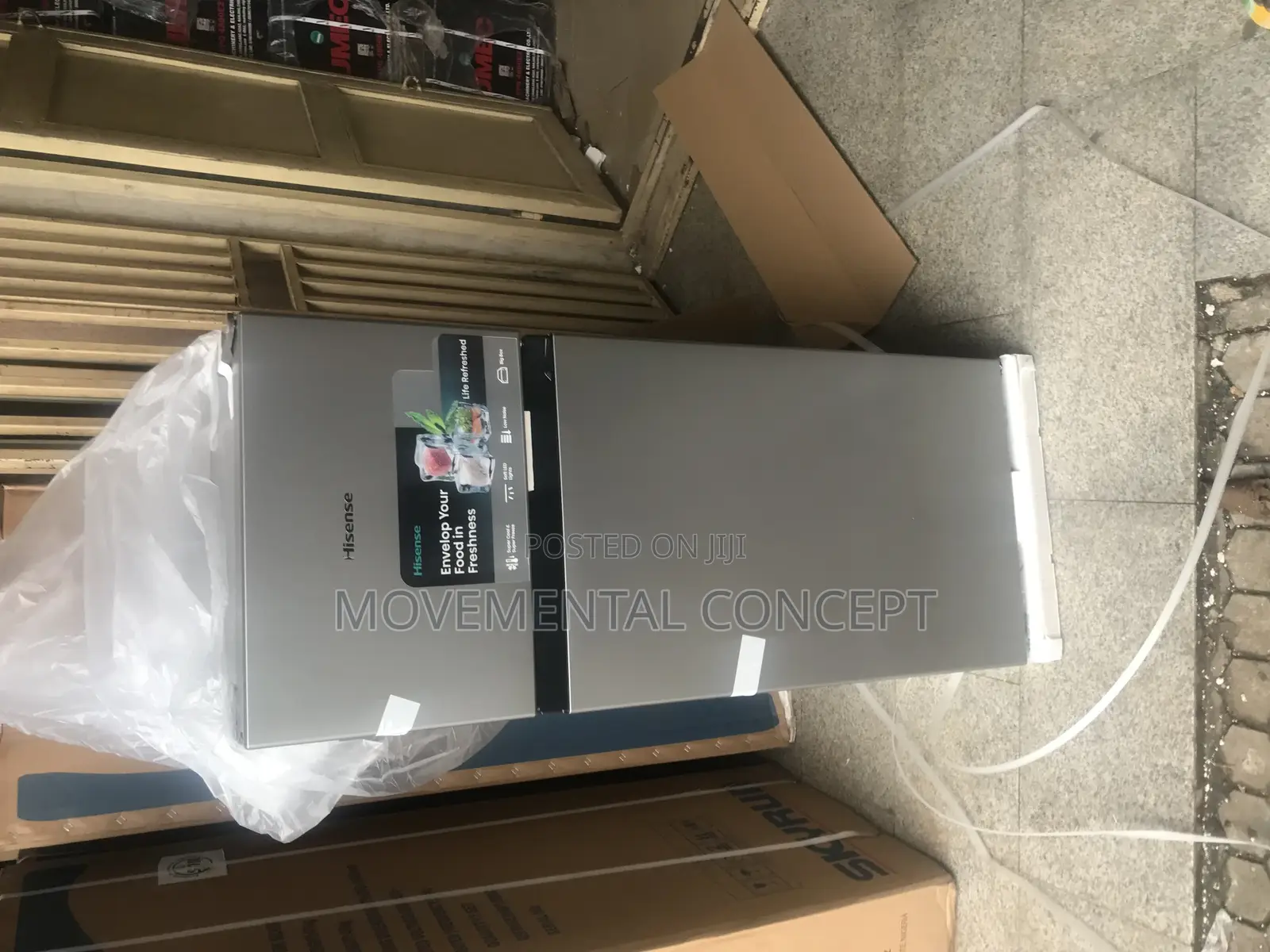 Hisense Refrigerator Double Door 124litres