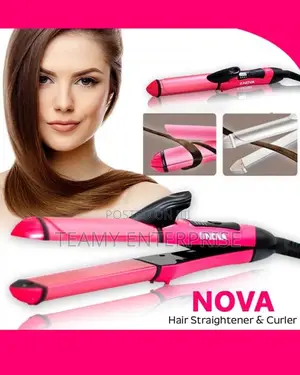Nova 2 In 1 Hair Straightener Curler
