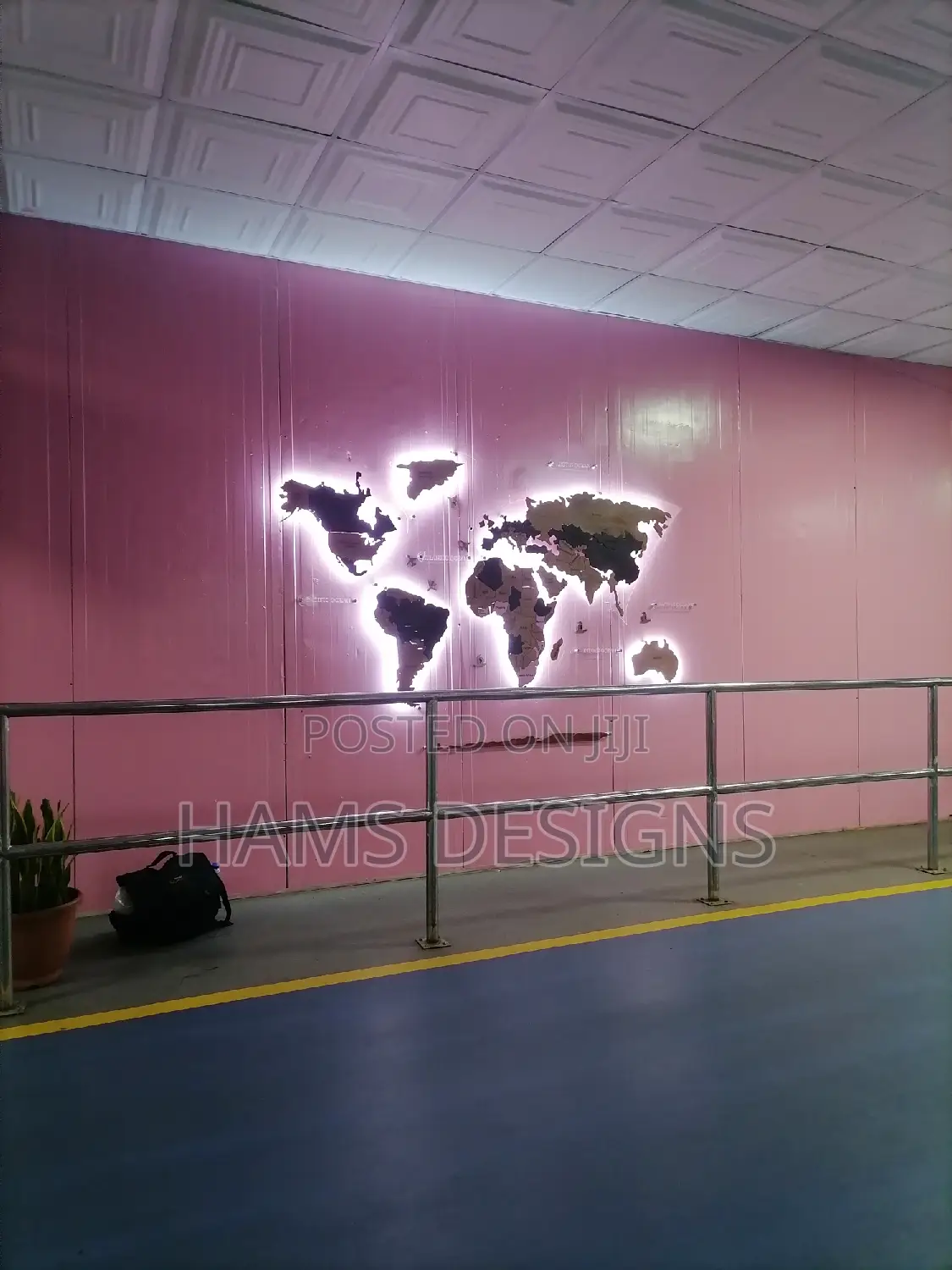 Laser Cut Services/ World Map