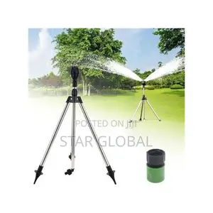 Ultimate Sprinkler: 360° Rotation Tripod Stand for Lush Lawn