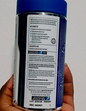 Applied Nutrition Test-X Testosterone Support X120caps